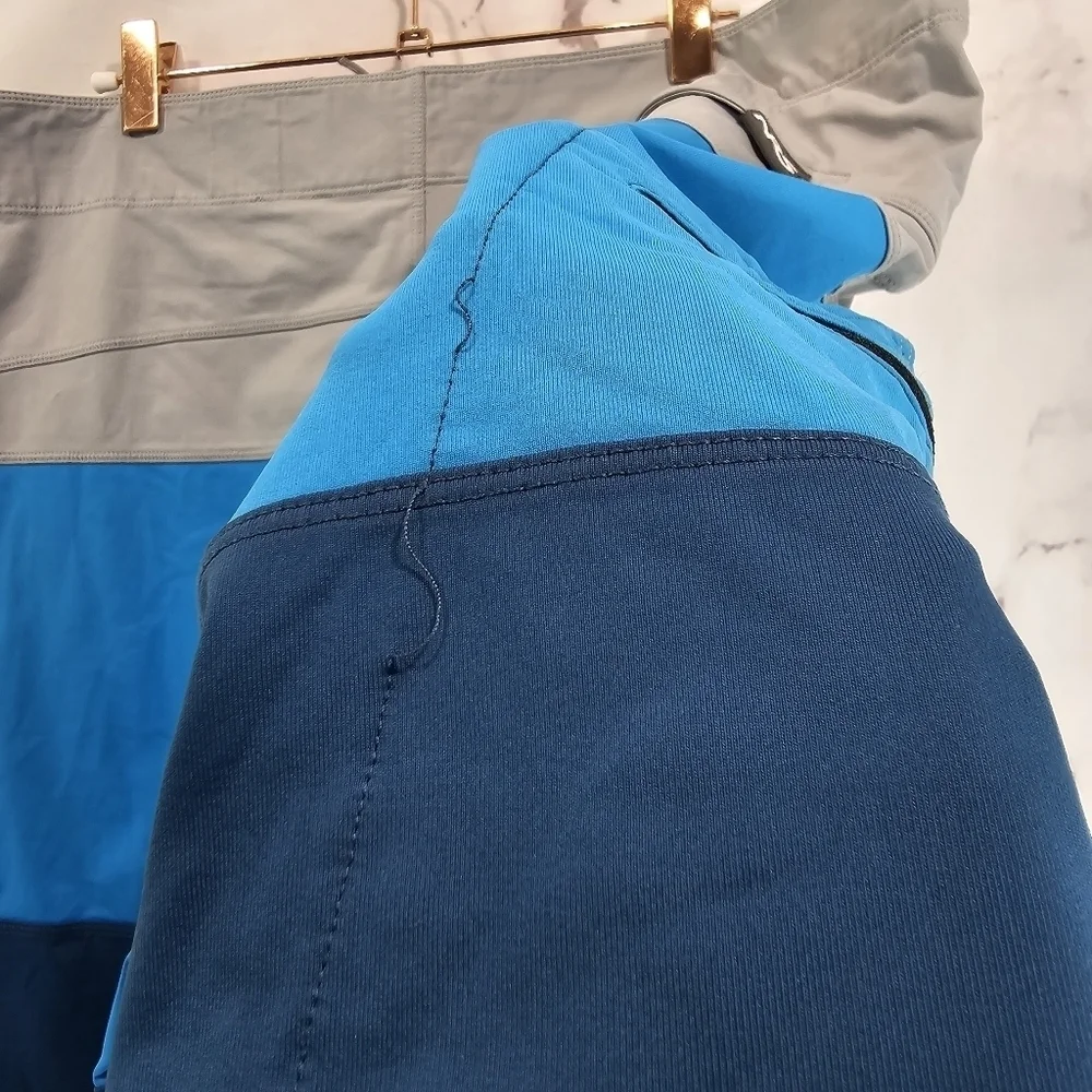 NRS Shorts Mens 40 Blue Gray Hybrid 11 Inch Nylon Guide Water Resistant Swim